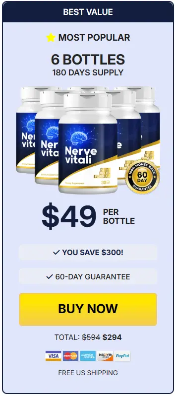  NerveVitali- 6 Bottle